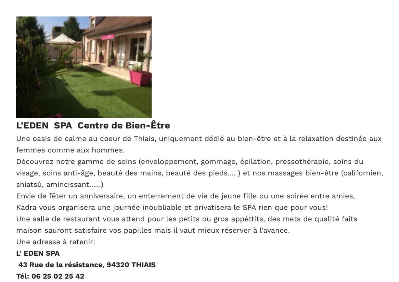 L'Eden Orly Aeroport Hotel Thiais Exterior photo